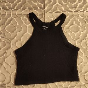 Rue21 Sleek Black Crop Top